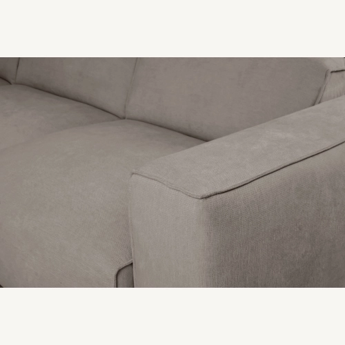 Hudson Nowoczesny narożnik wypoczynkowy z funkcją spania Tkanina Holms 07